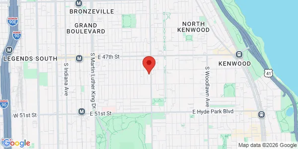 Map of 4822 S Cottage Grove Ave Chicago, IL 60615