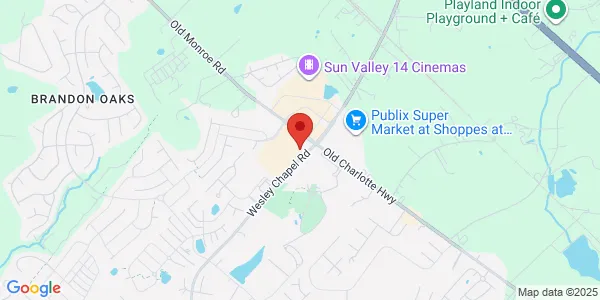 Map of 1302 Wesley Chapel Rd Ste A Indian Trail, NC 28079