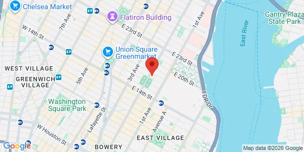 Map of 301 East 17th St New York, NY 10003