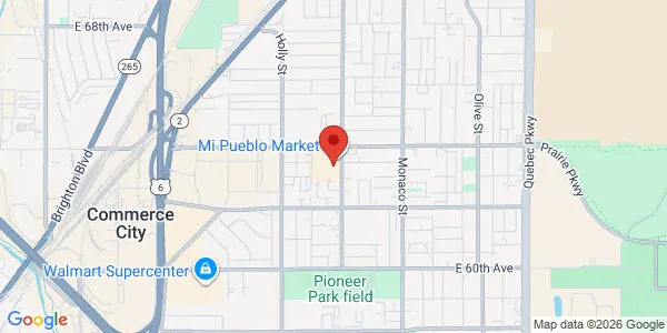 Map of 5996 E 64th Ave Commerce City, CO 80022