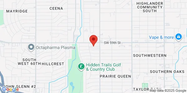 Map of 2130 SW 59th St Oklahoma City, OK 73119