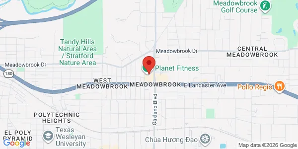 Map of 4115 E Lancaster Ave Fort Worth, TX 76103