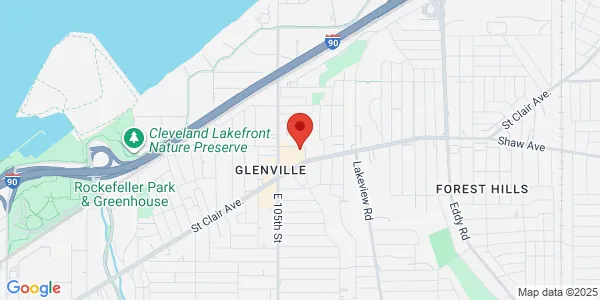 Map of 10553 Saint Clair Ave Cleveland, OH 44108