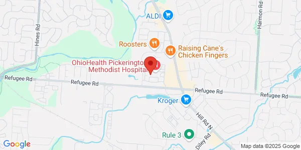 Map of 1010 Refugee Rd Pickerington, OH 43147