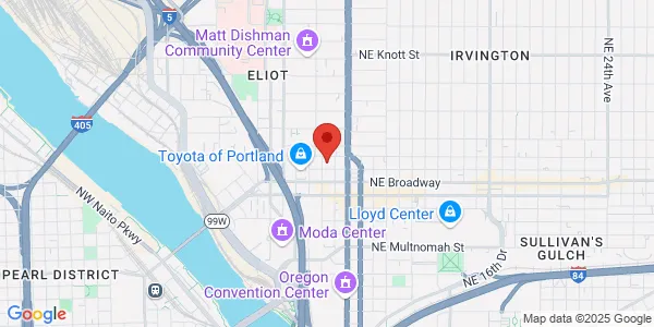 Map of 1800 N.E. Second Ave Portland, OR 97212