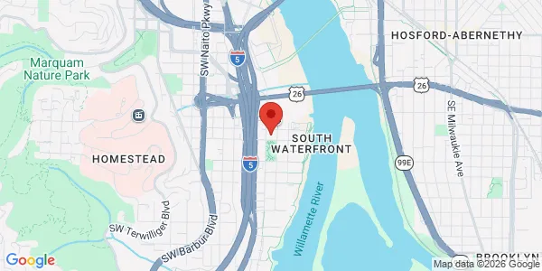 Map of 3485 S Bond Ave Bldg 2, Fl 1st, Rm 1080B Portland, OR 97239