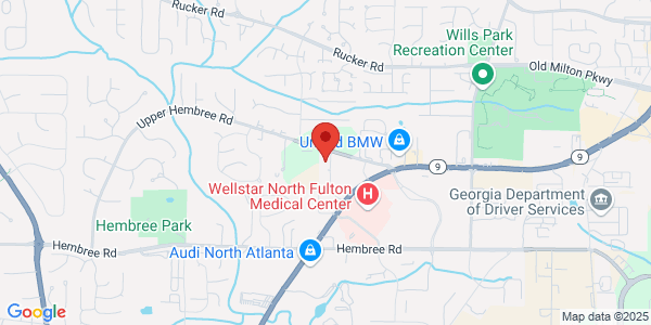 Map of 11660 Alpharetta Hwy Ste 550 Roswell, GA 30076