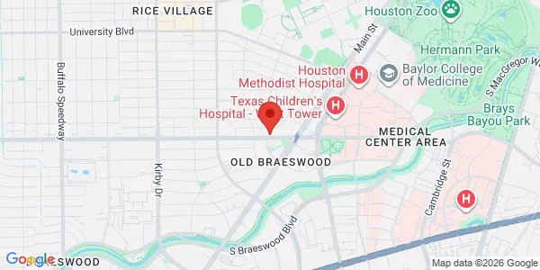 Map of 2130 W Holcombe Blvd Fl 10 Houston, TX 77030