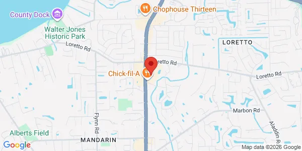 Map of 11705 San Jose Blvd Ste 210 Jacksonville, FL 32223
