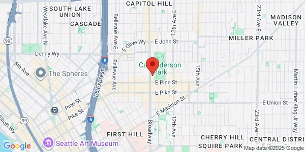 Map of 1620 Broadway Ste 100a Seattle, WA 98122