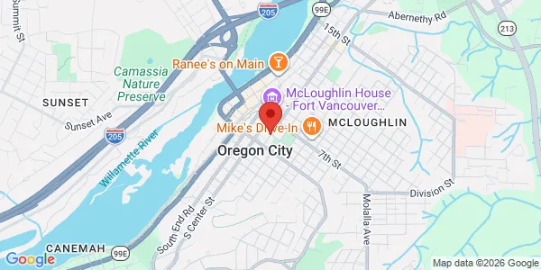 Map of Oregon City, OR 97045