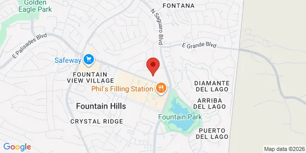 Map of 16838 E Palisades Blvd Ste C-153 Fountain Hills, AZ 85268