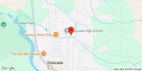 Map of 535 NE 6th Ave Estacada, OR 97023
