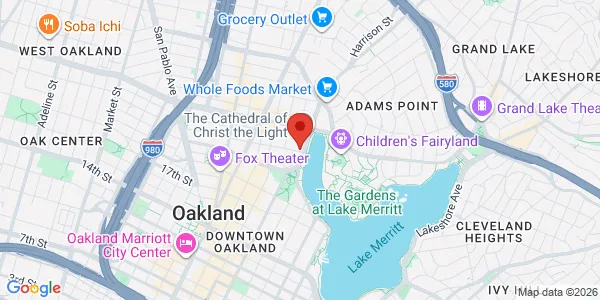 Map of 2121 Harrison St Ste 120 Oakland, CA 94612