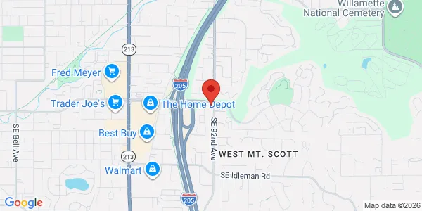Map of 9200 SE 91st Ave Ste 320 happy valley, OR 97086