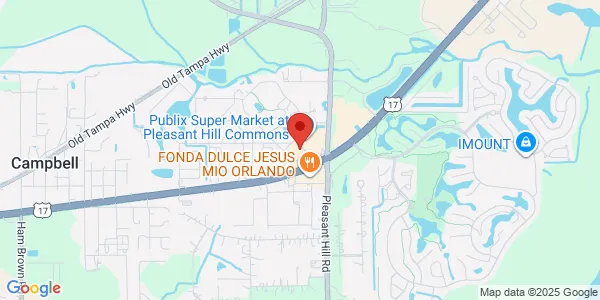 Map of 1502 Village Oak Ln Orlando, FL 34746