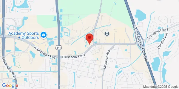 Map of 1001 E Osceola Pkwy Ste 310 Kissimmee, FL 34744