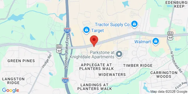 Map of 6602 Knightdale Blvd Ste 310 Knightdale, NC 27545