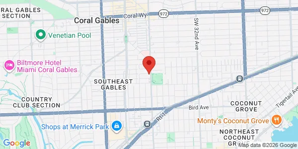 Map of 2734 SW 37th Ave Miami, FL 33133