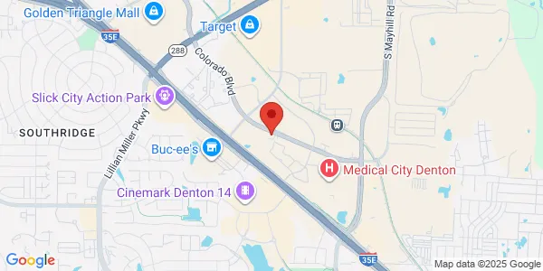 Map of 3200 Colorado Blvd Denton, TX 76210