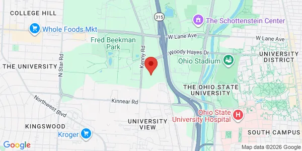 Map of 2050 Kenny Rd Columbus, OH 43221