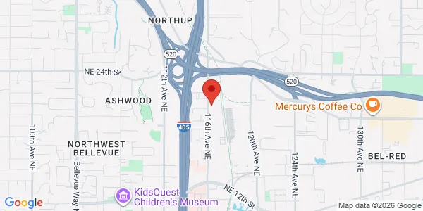 Map of 2100 116th Ave NE Bellevue, WA 98004