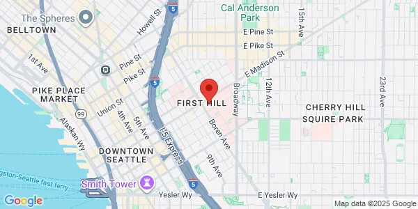 Map of 1101 Madison St Ste 301 Seattle, WA 98104