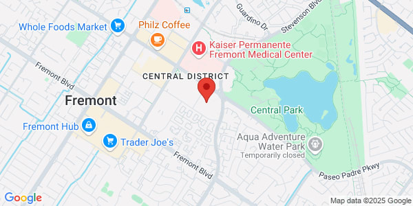 Map of 3200 Kearney St Fremont, CA 94538