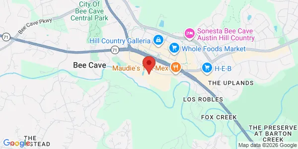 Map of 12801 Shops Pkwy Ste 400 Bee Cave, TX 78738