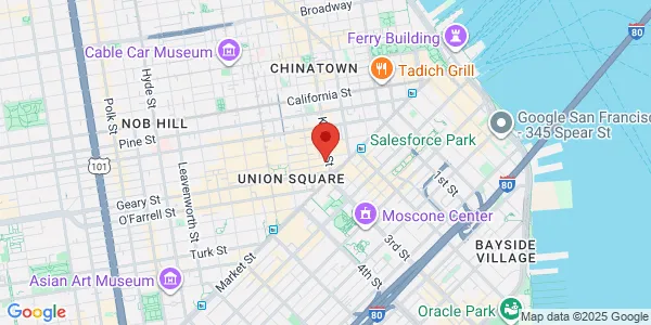 Map of 47 Kearny St Ste 701 San Francisco, CA 94108