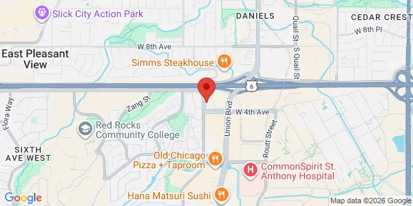 Map of 405 Urban St Ste 320 Lakewood, CO 80228