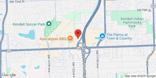 Map of 8501 SW 124th Ave Ste 207 Miami, FL 33183