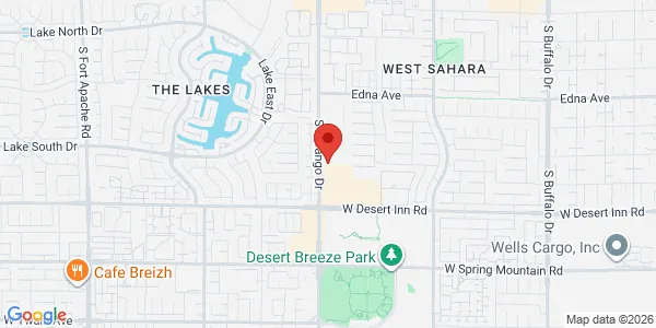Map of 3140 S Durango Dr Ste 100 B Las Vegas, NV 89117