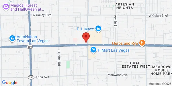Map of 4950 W Sahara Ave Ste 100 B Las Vegas, NV 89146