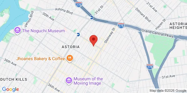 Map of 30-14 37th St Astoria, NY 11103