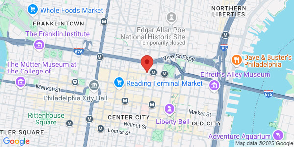 Map of 201A N 9th St Philadelphia, PA 19107
