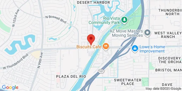Map of 13943 N 91st Ave Bldg E Peoria, AZ 85381