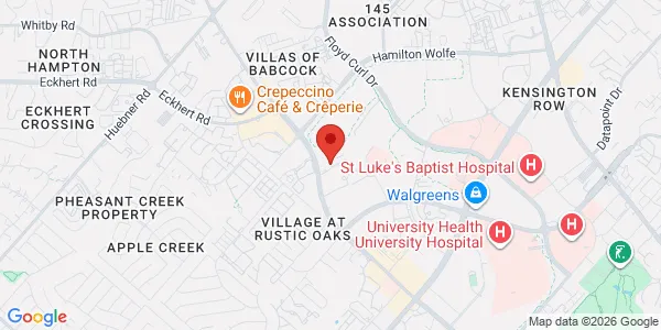 Map of 2829 Babcock Rd Ste 117 San Antonio, TX 78229