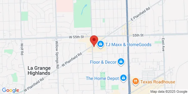 Map of 800 W Plainfield Road Countryside, IL 60525