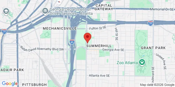 Map of 572 Hank Aaron Dr SW Atlanta, GA 30312