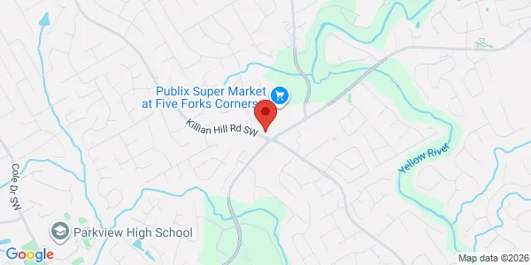 Map of 976 Killian Hill Rd SW Lilburn, GA 30047