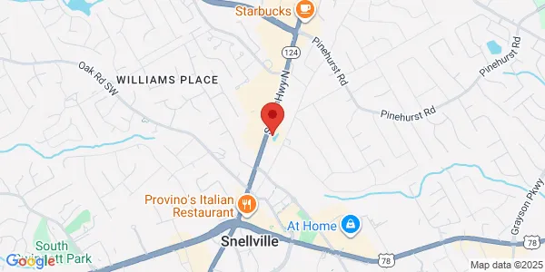 Map of 2118 Scenic Hwy Ste H Snellville, GA 30078