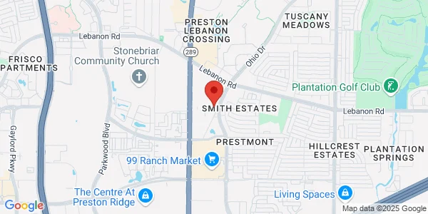 Map of 4525 Ohio Dr Ste 200 Frisco, TX 75035