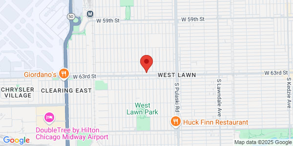 Map of 4200 W 63rd St Chicago, IL 60621
