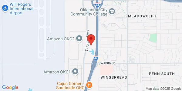 Map of 8516 S Portland Ave Ste 100 Okc, OK 73159
