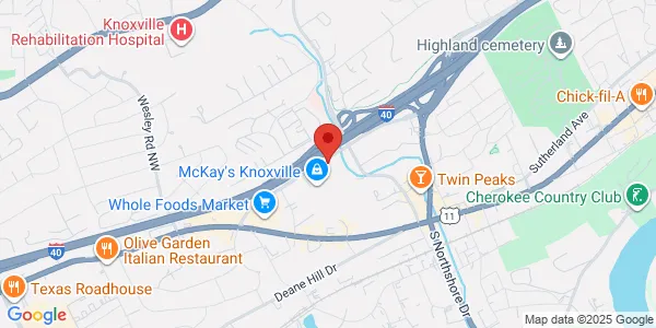 Map of 6408 Papermill Dr Ste 200 Knoxville, TN 37919