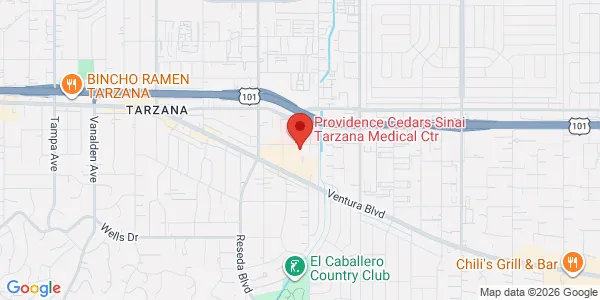 Map of 18344 Clark St Ste 110 Los Angeles, CA 91356