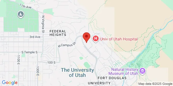 Map of 100 N Mario Capecchi Dr Salt Lake Cty, UT 84113