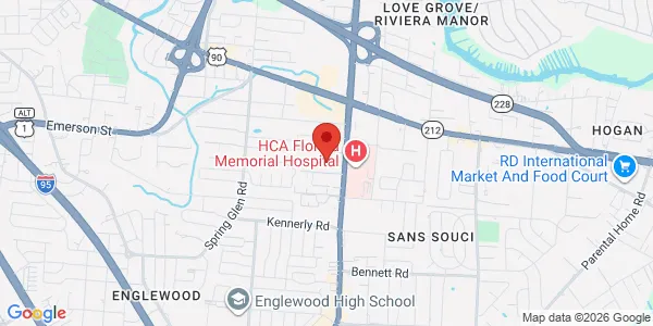 Map of 3636 University Blvd S Ste A8 Jacksonville, FL 32216