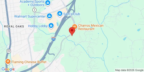 Map of 1000 Copperfield Blvd NE Ste 124 Concord, NC 28025